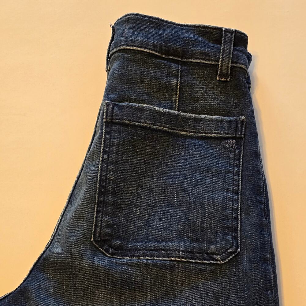 Madewell Jeans Womens Size 25T Blue The Tall Emmy Wide Leg High Rise Stretch NWT - Picture 10 of 14